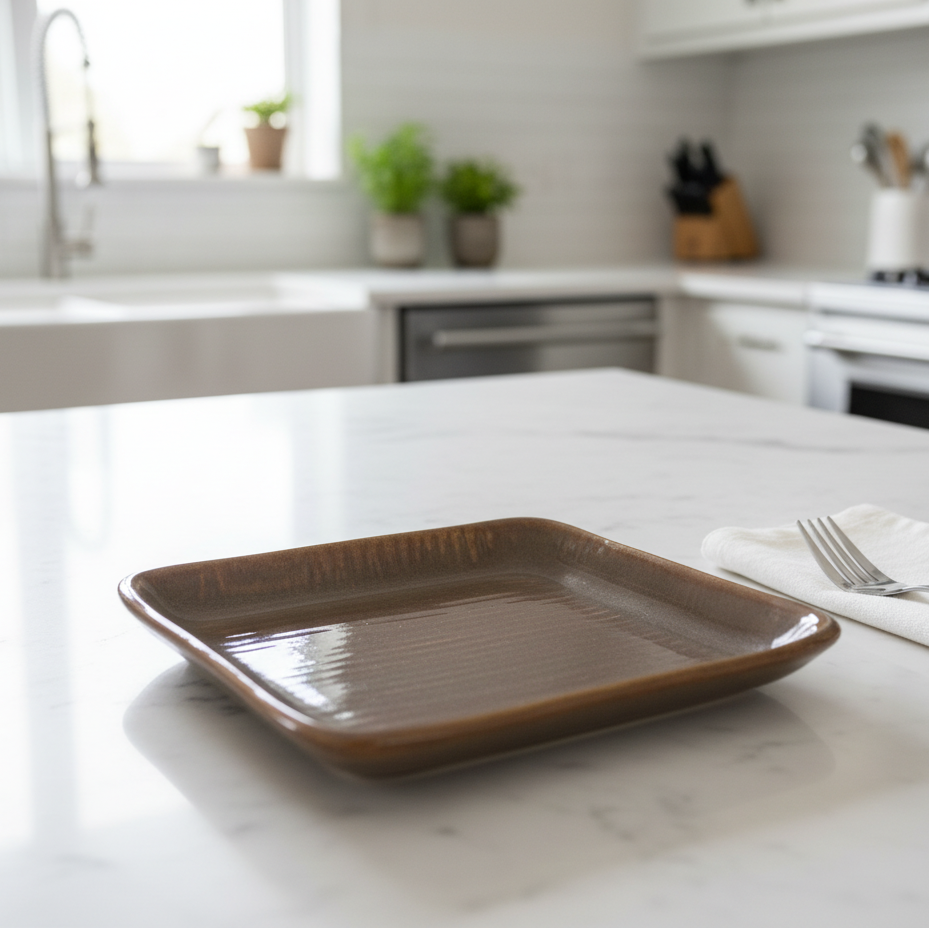 Customer photo of ceramics in a home